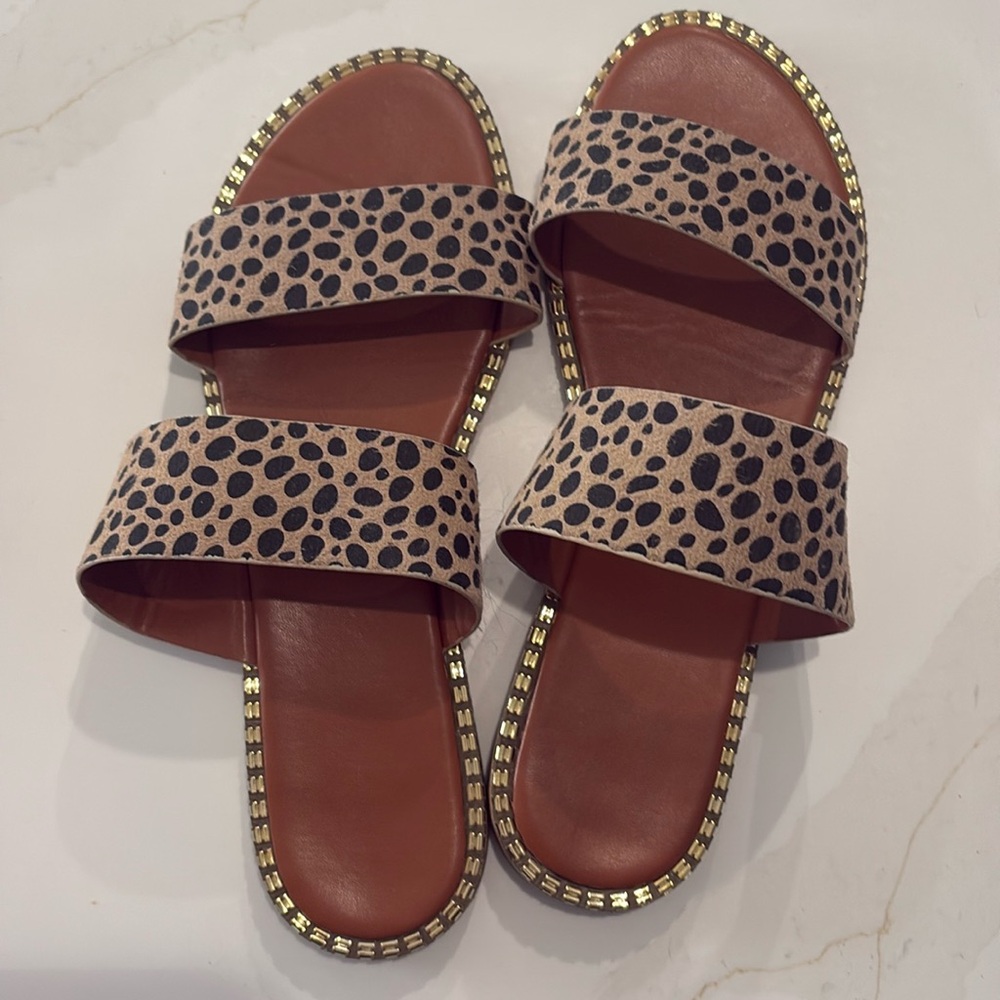 Leopard Print Sandals